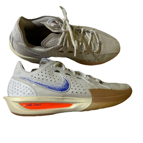 Nike G.T. Cut 3 Blueprint Basketball Shoes HJ8206-100 White Racer Blue Size 9 - Picture 8 of 12